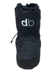 dboot dance wear warm up boot black liquorice